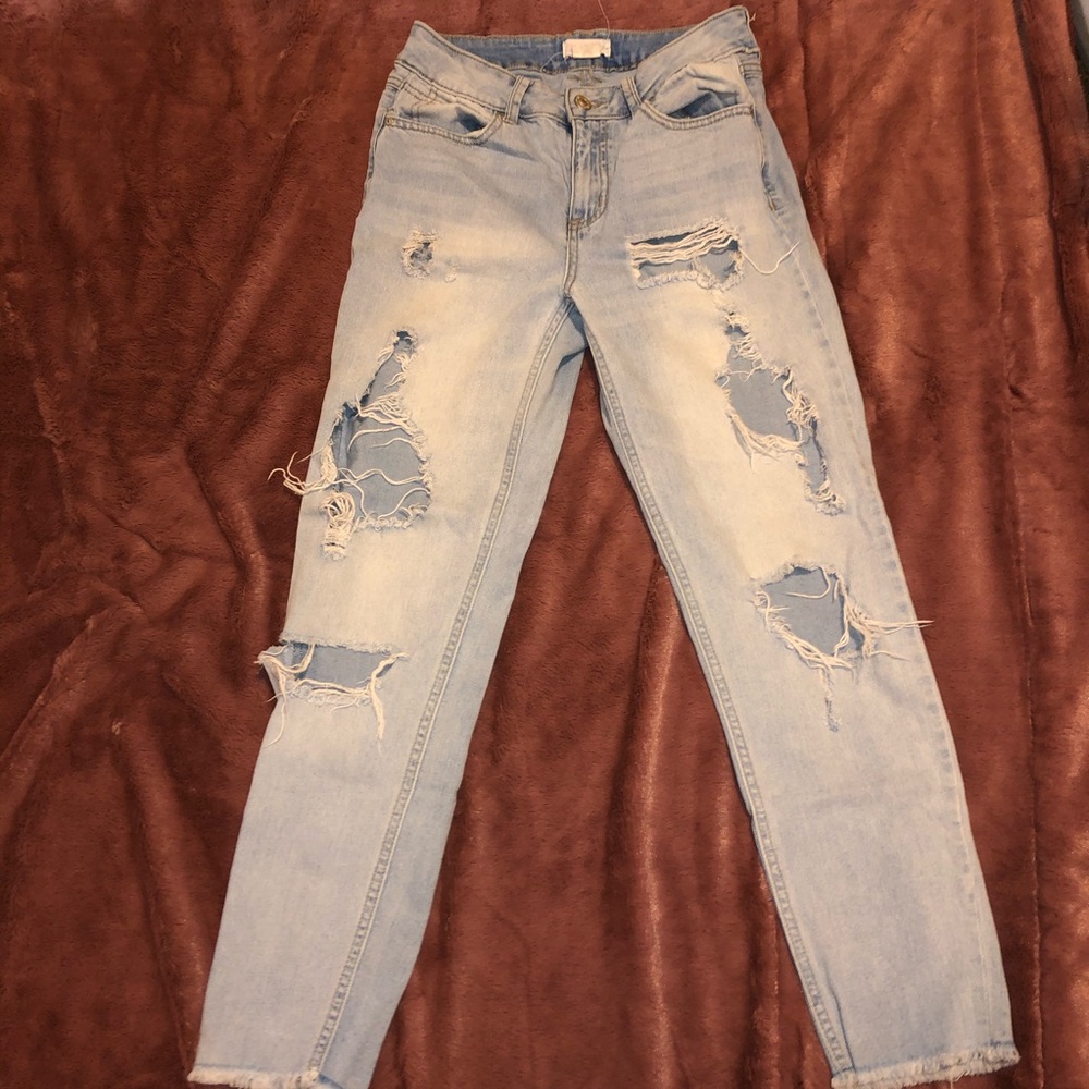 Sky and Sparrow Mom Jeans